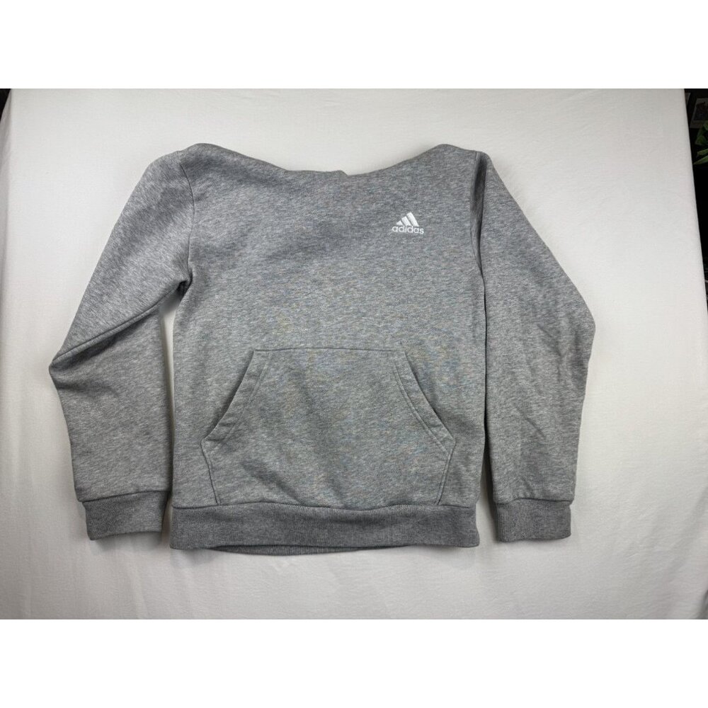 Adidias Boys Hoodie Size Med 10/12 pouch pocket - Picture 3 of 5